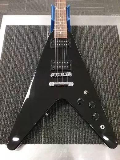 GIBSON 80S FLYING V EBONY W/CS
