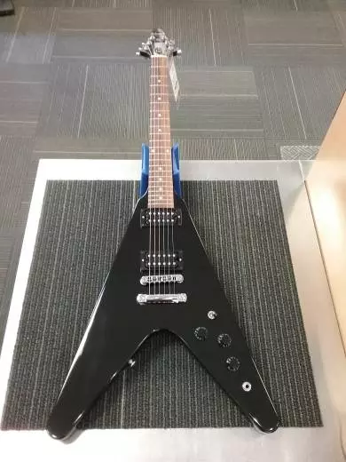 GIBSON 80S FLYING V EBONY W/CS 2