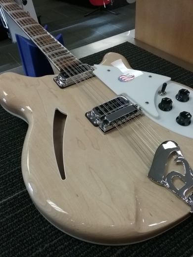 Store Special Product - RICKENBACKER 360 12 STR W CASE MAPLEGLO