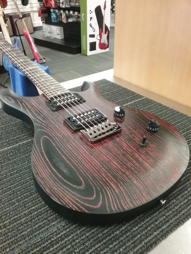 PRS SE SANDBLASTED CE24 LTD RED 3