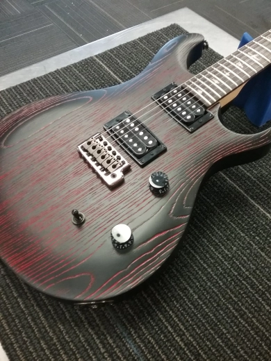 PRS SE SANDBLASTED CE24 LTD RED 4