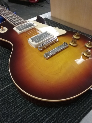 Store Special Product - GIBSON 1958 LP STD REISSUE VOS-BOURBON BST