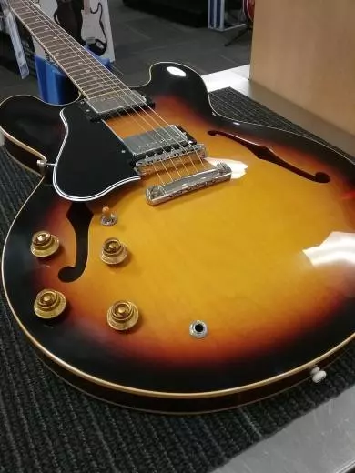 GIBSON 59 ES-335 RI VOS LEFT VINTAGE BURST 2