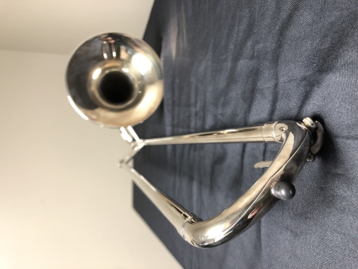 C.G. Conn 100H-SP Tenor Trombone with .500 Bore, 3 Interchangeable Lead Pipes, Silver Plated