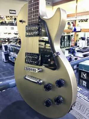 Gibson - LPTRM00MTCH Les Paul Modern Lite - Gold Mist Satin 2