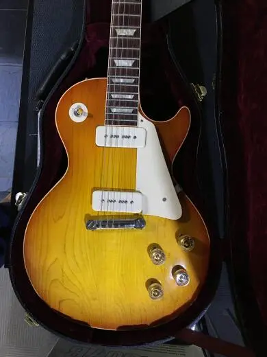 GIBSON '10 CS '54 LP W/P90'S CHERRY SB