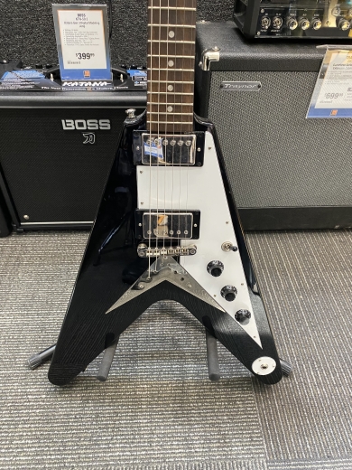 EPIPHONE ( エピフォン ) Flying V Ebony Epiphone Flying V Electric Guitar - Ebony | Bothners