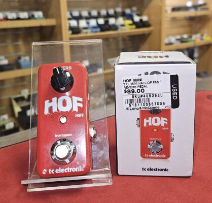 TC Electronic Hall Of Fame Mini Reverb Pedal