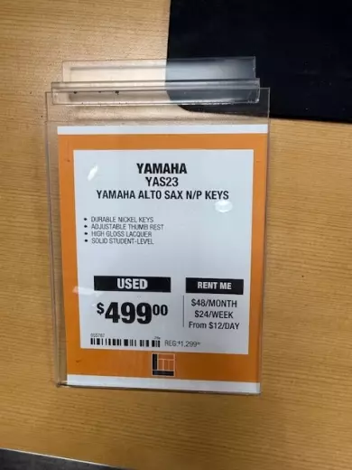YAMAHA ALTO SAX N/P KEYS 4