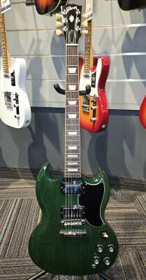 Gibson SG Standard '61 Stopbar W/Hardshell Case - Cardinal Red Burst