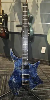 EART GW2 HEADLESS ELECTRIC GUITAR - BLUE