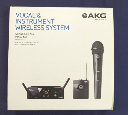 AKG - Dual Wireless Mic System - Vocal and Instrument 2