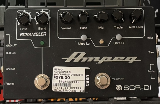 Ampeg SCR-DI - Bass DI With Scrambler Overdrive | Long & McQuade