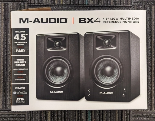 M-Audio - BX4 Powered Studio Reference Monitors (Pair) 3