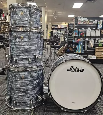 Ludwig Classic Maple 20,12,14-Sky Blue Pearl