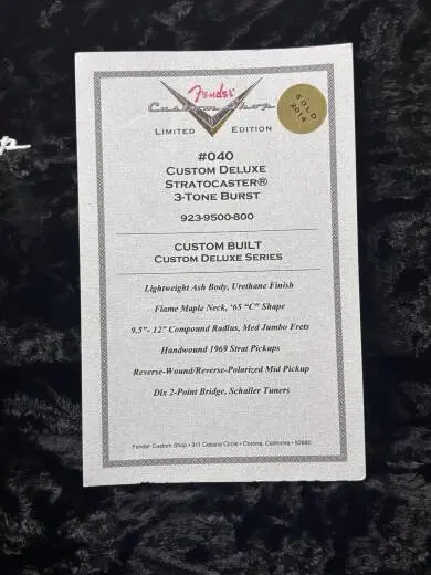 Custom Delux Strat 2