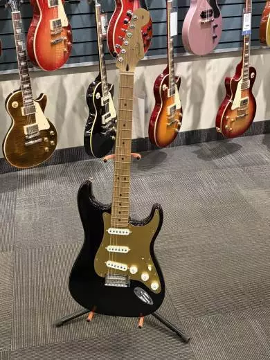 Player Stratocaster with Roasted Maple Neck - Black/Gold