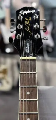 Les Paul Tribute Electric Guitar - Ebony 2
