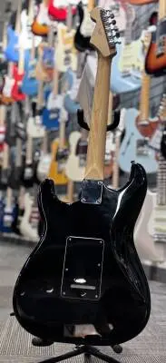 Standard Stratocaster HSS, Laurel Fingerboard with Black Pickguard - Black 2