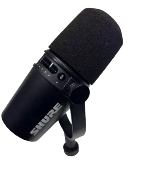 MV7 XLR/USB Dynamic Podcasting Microphone - Black 2