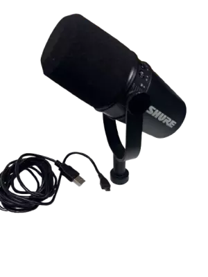 MV7 XLR/USB Dynamic Podcasting Microphone - Black 2