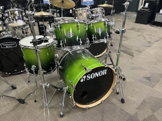 SONOR STUDIO SPNM -20/10/12/14/SD- GREEN FADE