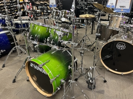 SONOR STUDIO SPNM -20/10/12/14/SD- GREEN FADE 2