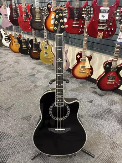 OVATION AL DIMEOLA II BLACK W/CS