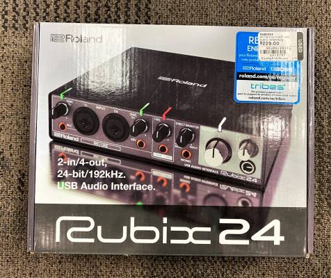Roland - RUBIX24 24/192 2-IN/4-OUT USB AUDIO INTERFACE