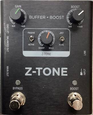 IK Multimedia Z-Tone Buffer Boost Direct Injection Preamp Pedal