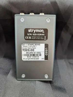 Strymon - EC-1 DTAPE ECHO 2