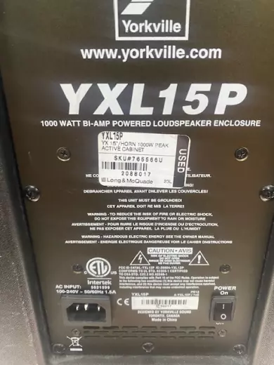 Yorkville Sound - YXL15P 3