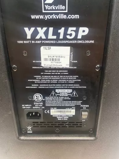 Yorkville Sound - YXL15P 3