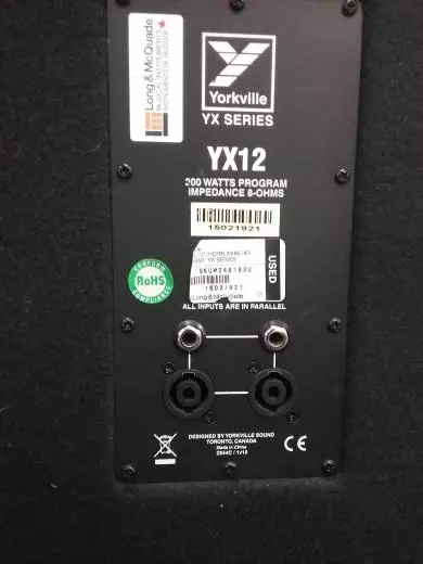 Yorkville Sound - YX12 2