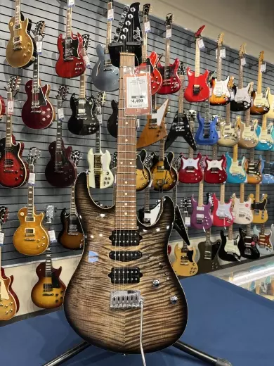 SUHR MODERN PRO TRANS CHARCOAL BURST