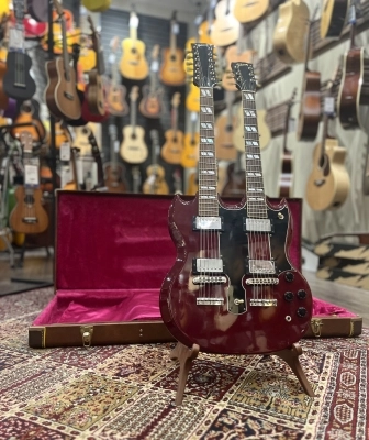 Gibson Custom Shop-EDS-1275 Double Neck Cherry