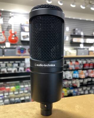 Audio-Technica AT2020 Cardioid Condenser Microphone - Black