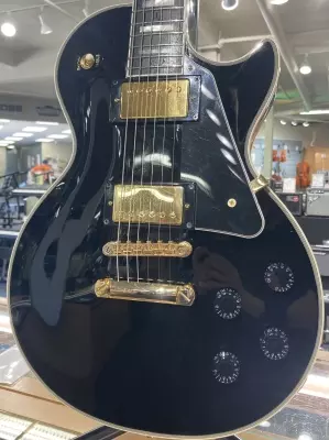 Epiphone -  EPI CS LP CUSTOM EBONY W/CS