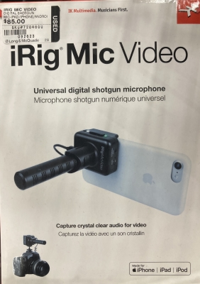 Store Special Product - IK Multimedia - IRIG MIC VIDEO