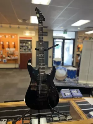 ESP LTD KIRK HAMMETT NECK-THRU BLACK F/ROSE