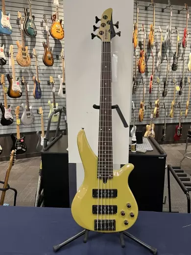 YAMAHA 5 STRING BASS HH MUSTARD PEARL