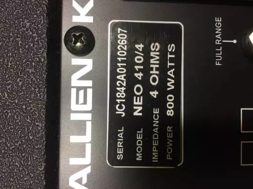 GK 800W 4 OHM 4X10'NEODYMIUM W/HORN