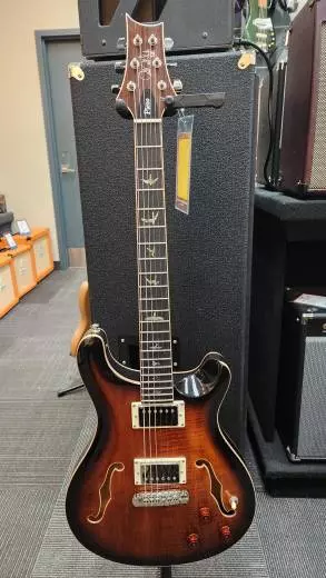Store Special Product - PRS SE HBII PIEZO ORANGE TIGER BURST