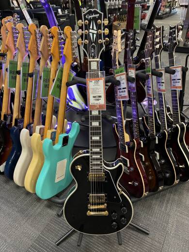 Epiphone Les Paul Custom Electric Guitar - Ebony