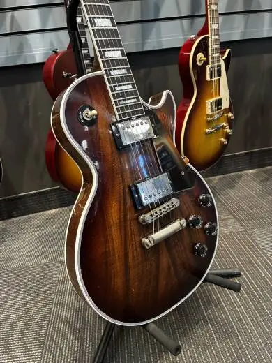 GIBSON LP CUSTOM KOA ICED TEA LIGHT AGED 2