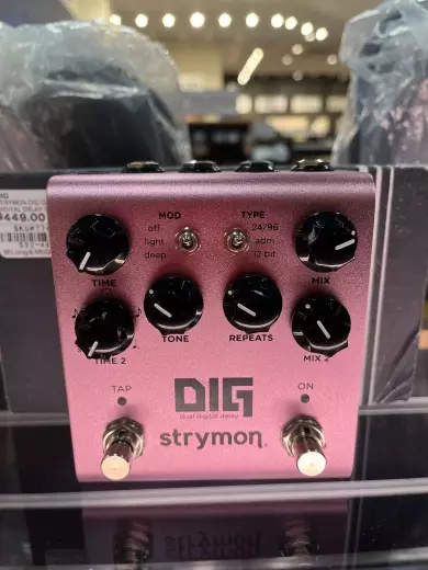 STRYMON DIG DUAL DIGITAL DELAY PEDAL V2