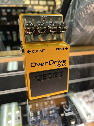 BOSS OD-1 Overdrive 1980 Vintage Guitar Pedal Silver screw
