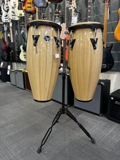 Latin Percusion Congas 10 Inches Pair