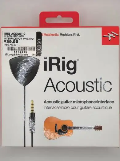 IK Multimedia - IRig Acoustic