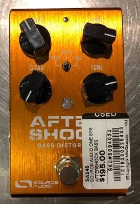 Source Audio One Series Aftershock Bass Distortion Pedal